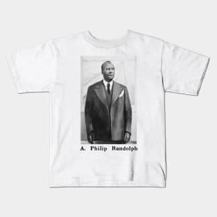 A. Philip Randolph Portrait Kids T-Shirt